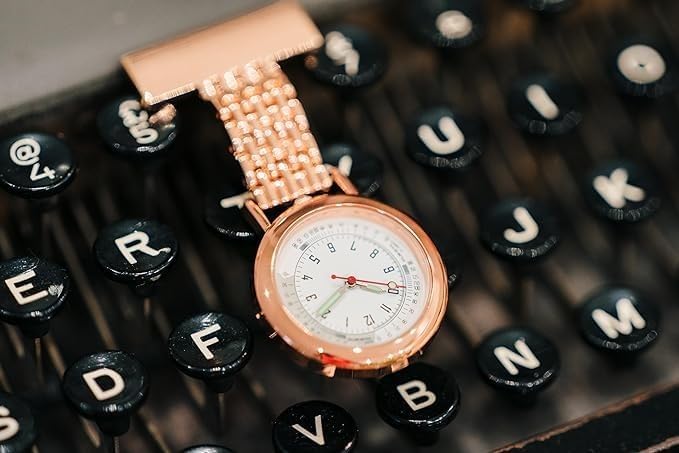 Personalised Nurse Fob Watch for Women – Engraved Clip-On Nurse Watch, Quartz Movement, Gift for Nurses | Poshevo